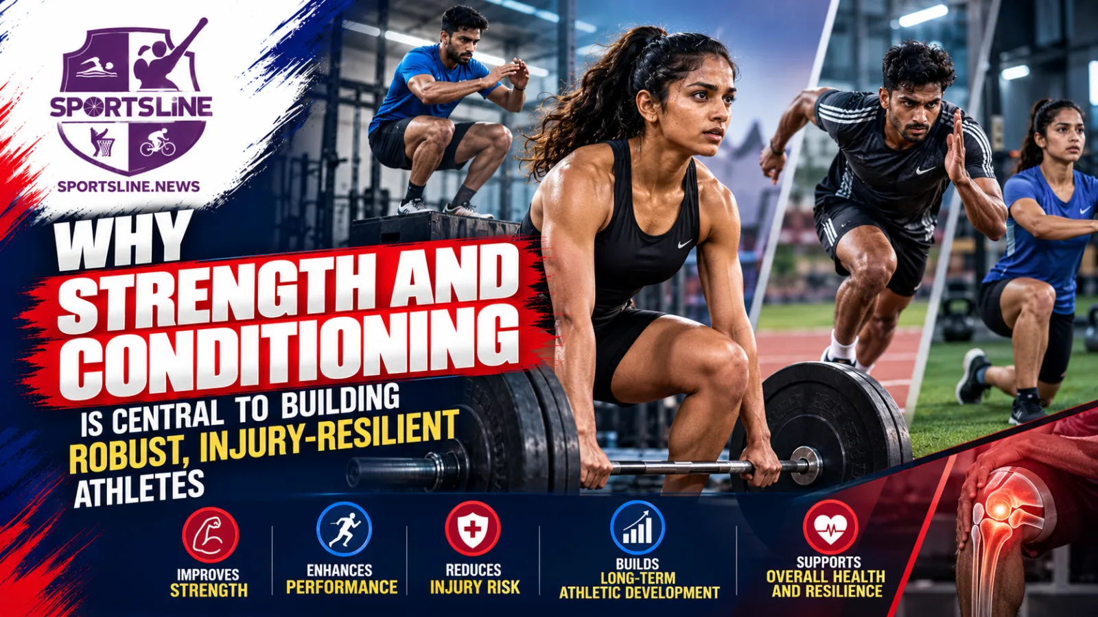 Strength and conditioning and sports-science support are key parts of long-term athlete development.