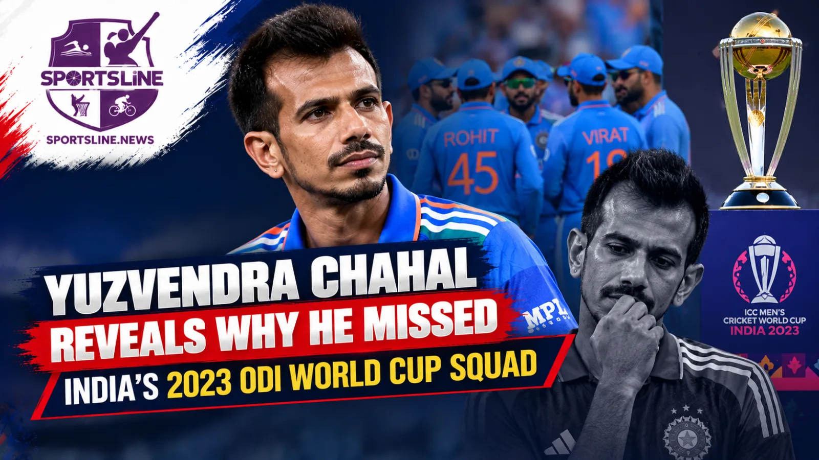Yuzvendra Chahal has discussed the selection rationale behind his omission from India’s 2023 ODI World Cup squad. Photo credit: Needs verification.