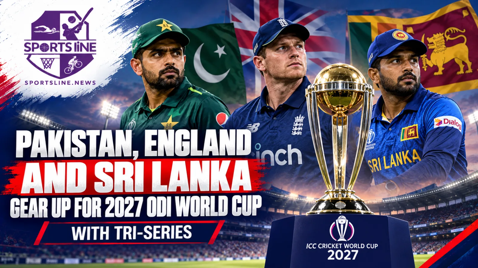 Pakistan, England and Sri Lanka will contest a seven-match ODI tri-series in Rawalpindi and Lahore from October 18 to 31, 2026.