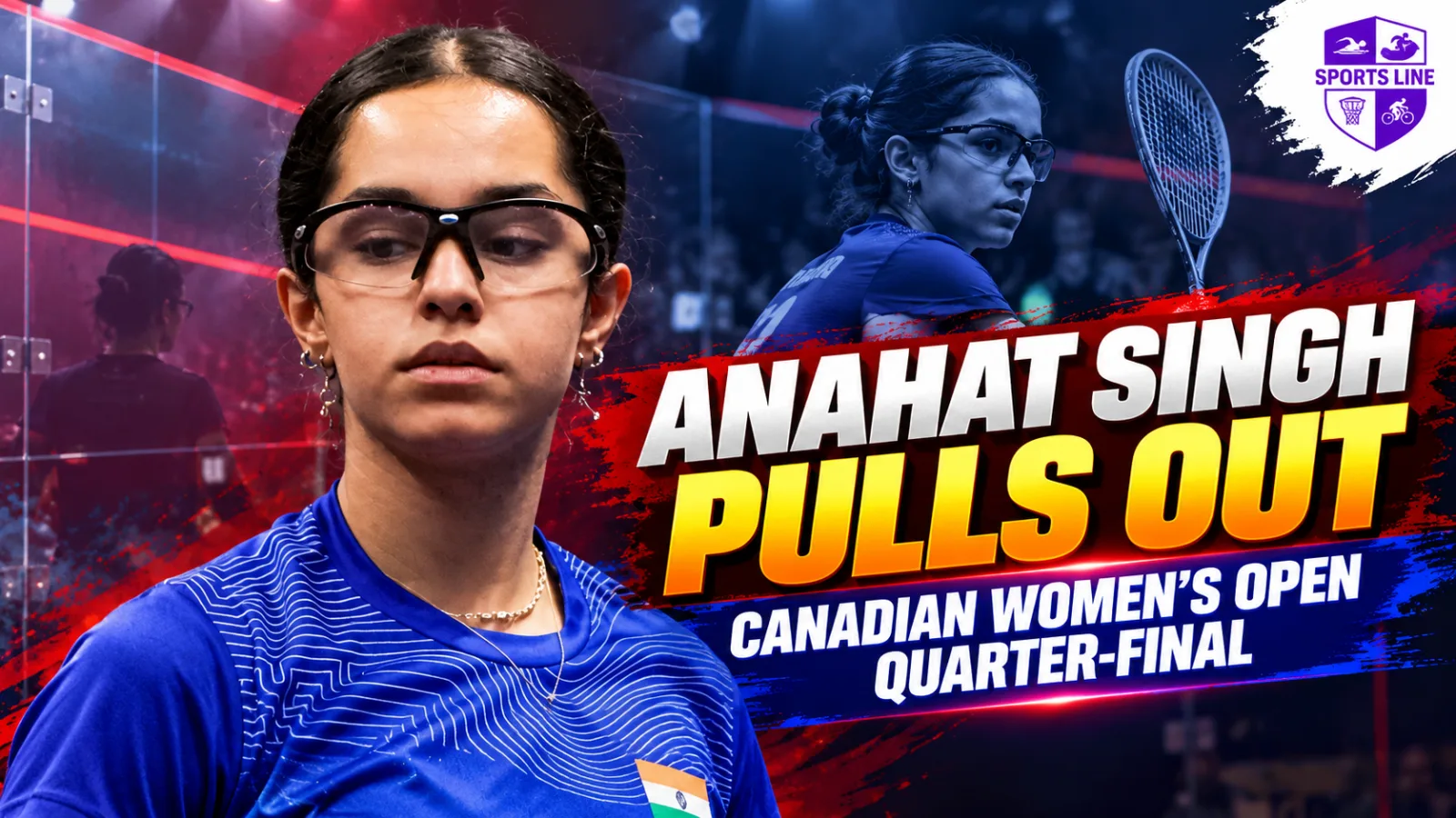 Anahat Singh during her recent professional squash campaign.