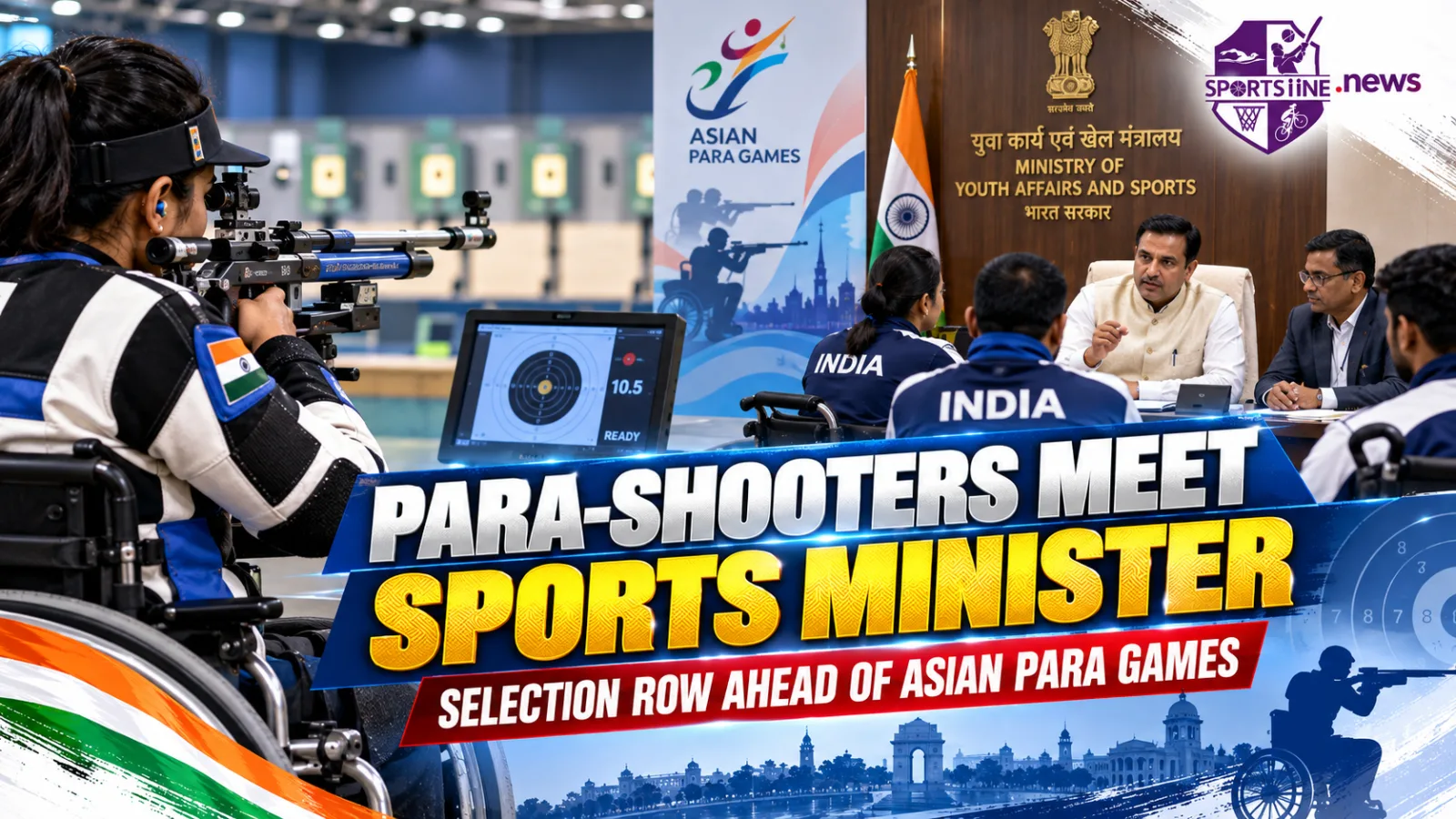 Indian para-shooters met Sports Minister Mansukh Mandaviya to raise concerns about selection for the 2026 Asian Para Games.