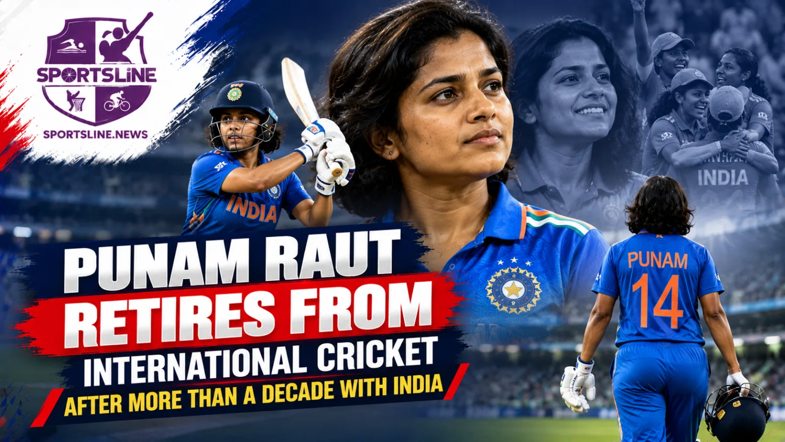Punam Raut has retired from international cricket after representing India across Tests, ODIs and T20Is. Photo credit: Needs verification.