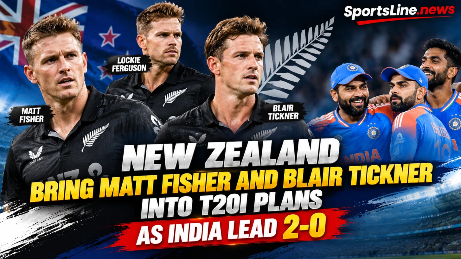 New Zealand have reshuffled player availability for the remaining T20Is against India as they manage workloads ahead of the ODI series.