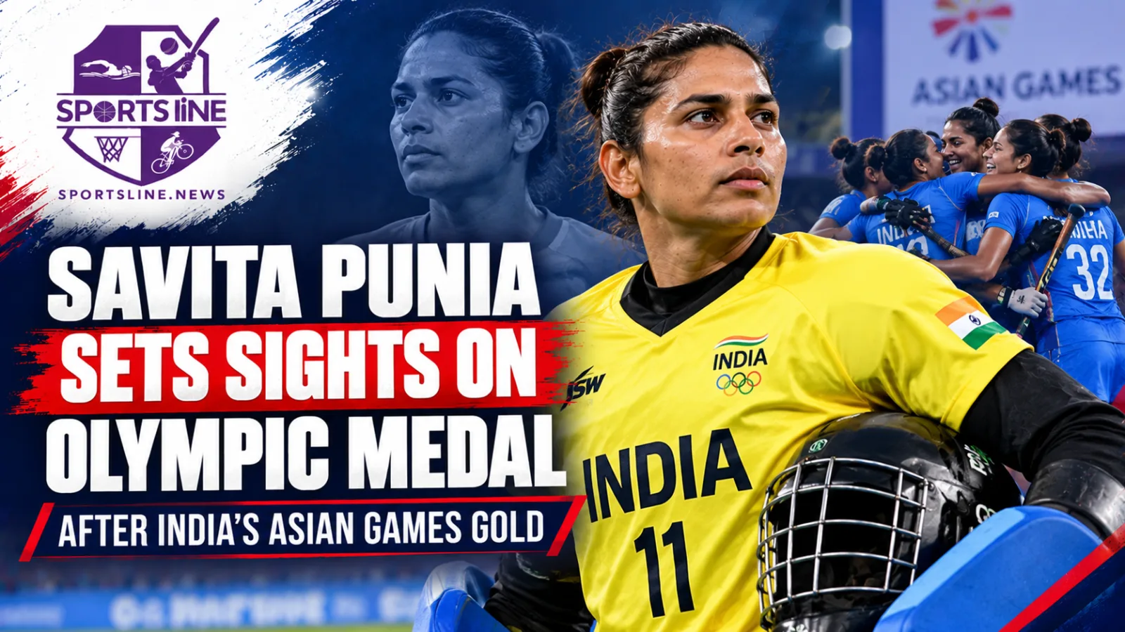 India women’s hockey goalkeeper Savita Punia has her sights on an Olympic medal. Photo credit: Verify in admin.
