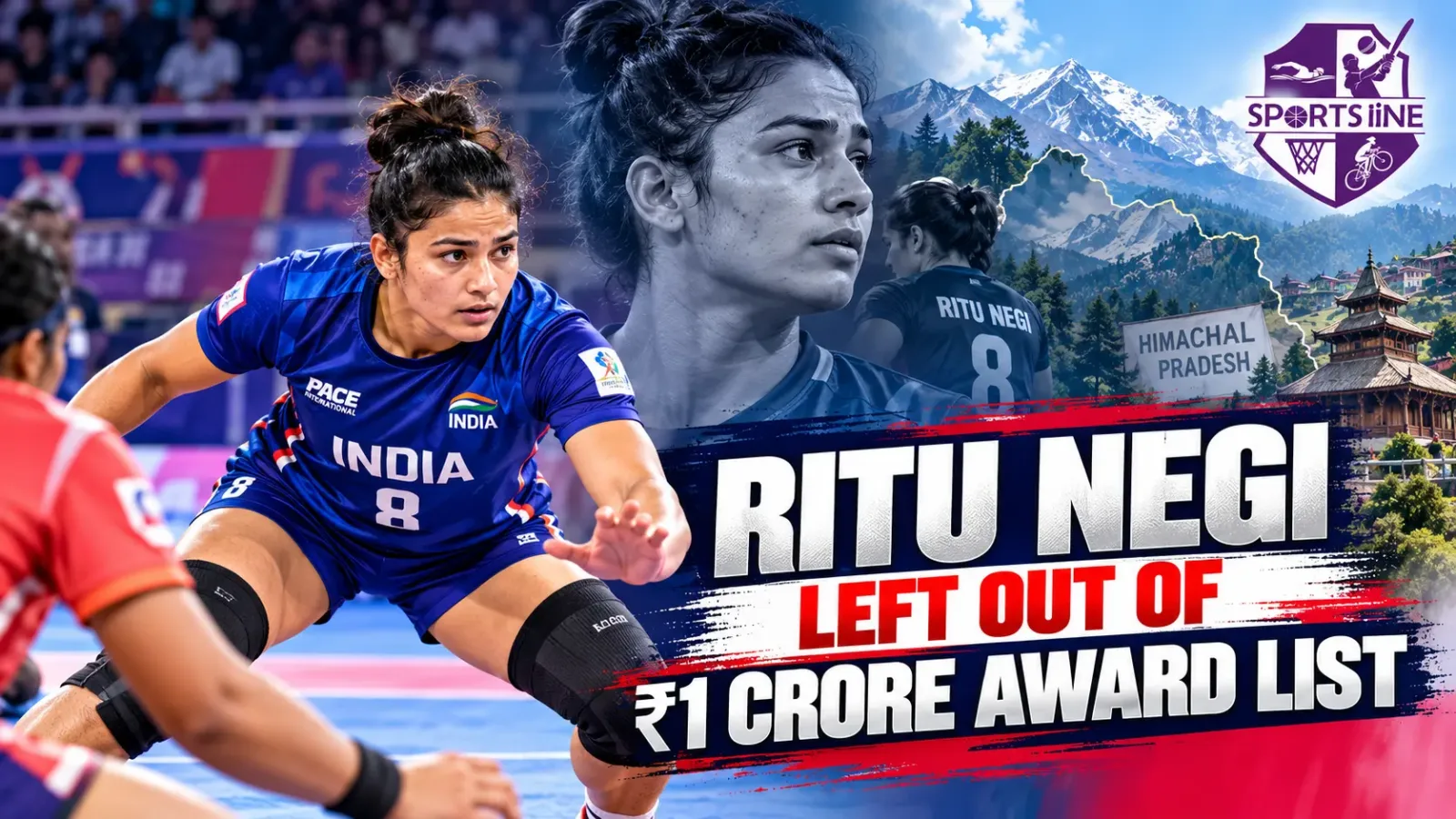 Ritu Negi, Indian kabaddi international and Arjuna Award recipient, whose name was reportedly omitted from Himachal Pradesh’s revised cash-award list.