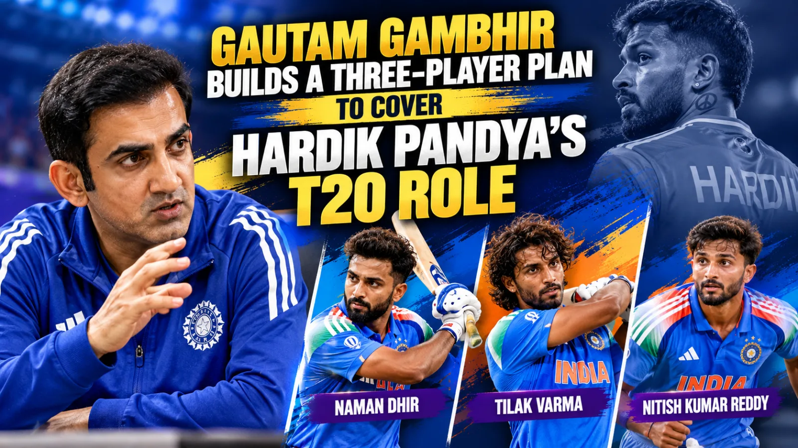 Naman Dhir, Tilak Varma and Nitish Kumar Reddy helped India complete a tense chase against New Zealand in Christchurch.