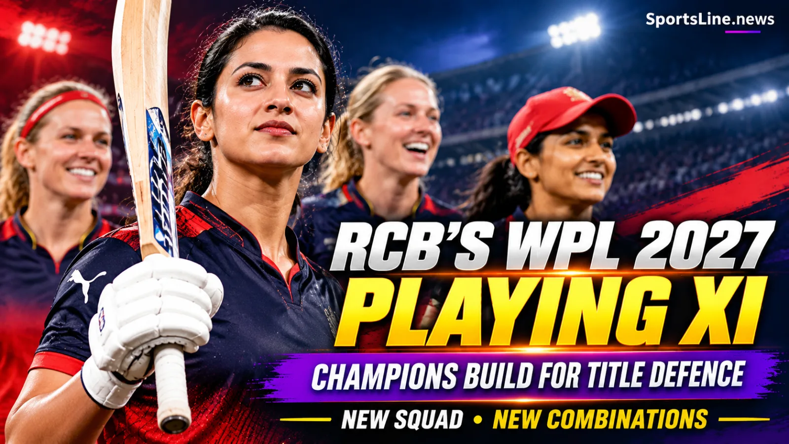 Royal Challengers Bengaluru squad and probable playing XI for WPL 2027.