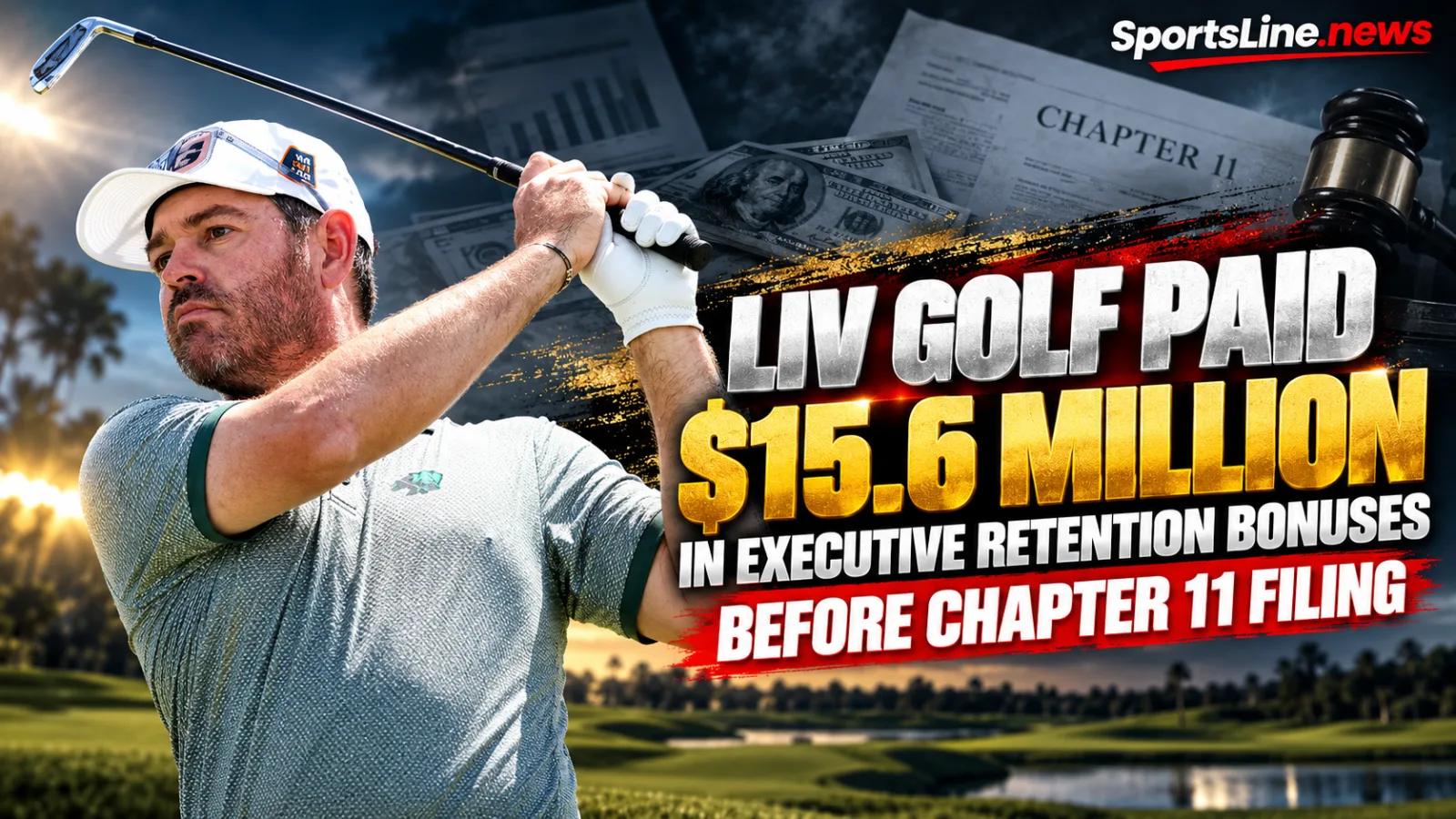 LIV Golf faces a court-supervised restructuring after filing for Chapter 11 protection in September 2026.