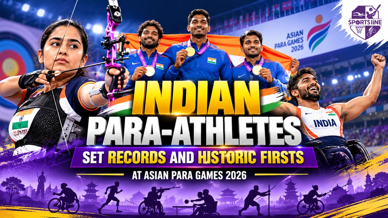 Indian para-athletes celebrate record-breaking performances and historic firsts at the 2026 Asian Para Games in Aichi-Nagoya, Japan.