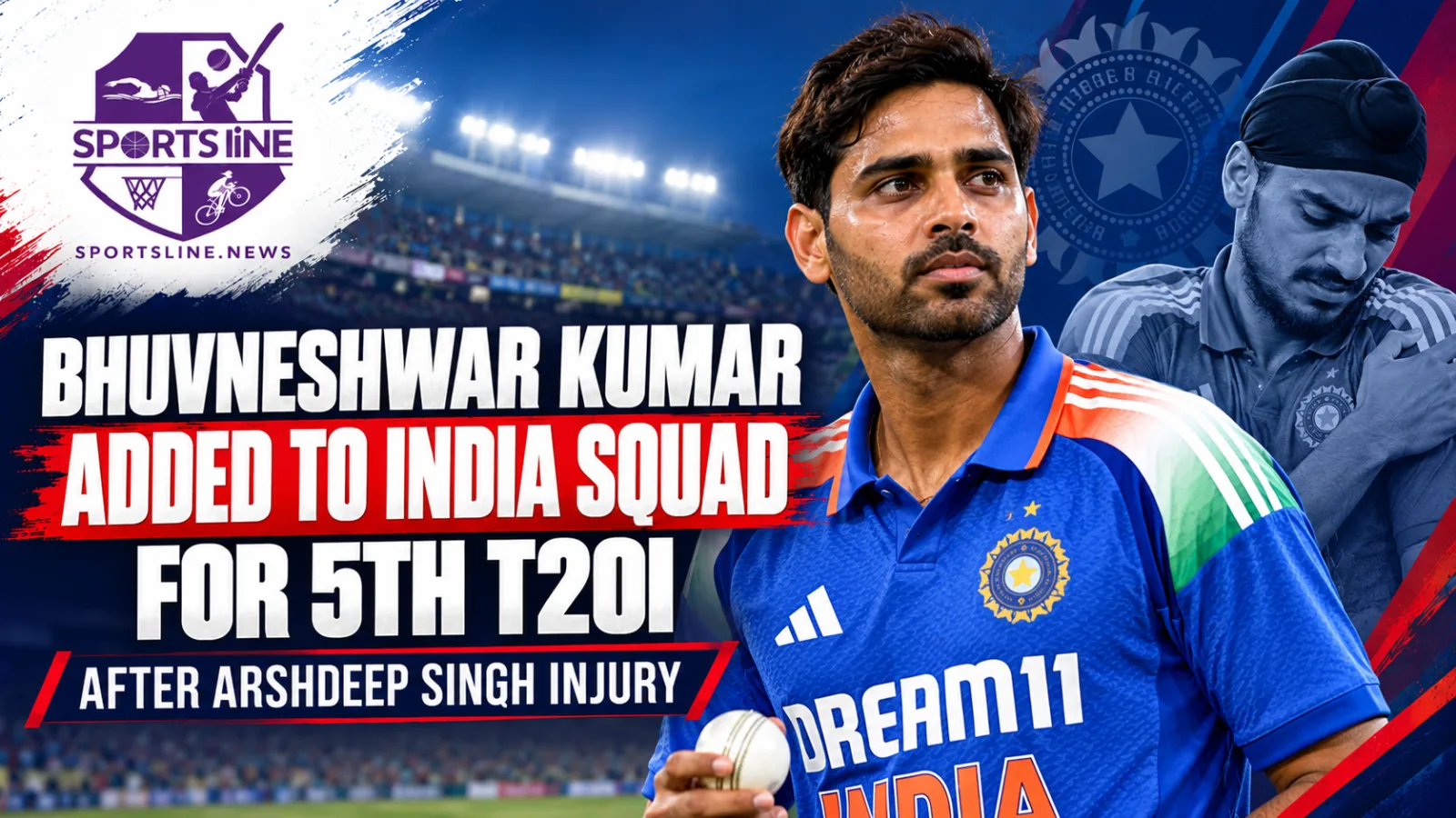 Bhuvneshwar Kumar has been added to India’s squad for the fifth T20I against West Indies.