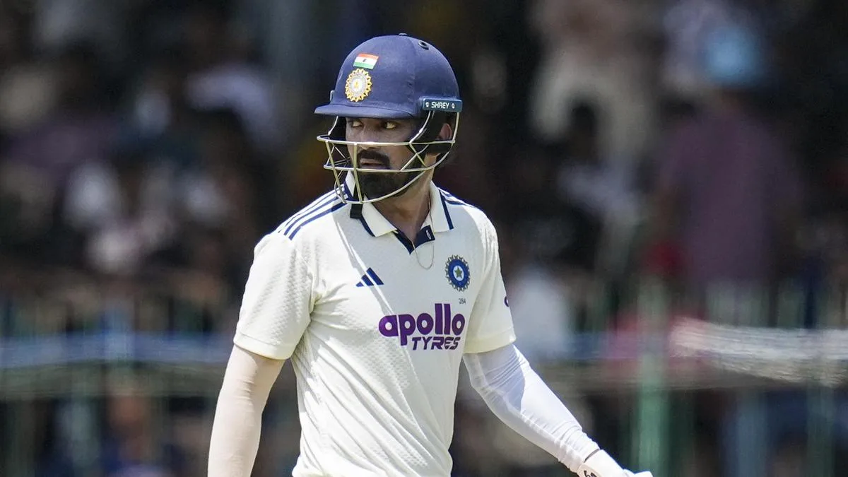 KL Rahul was dismissed for four runs in Karnataka’s Ranji Trophy match against Andhra in Mulapadu.