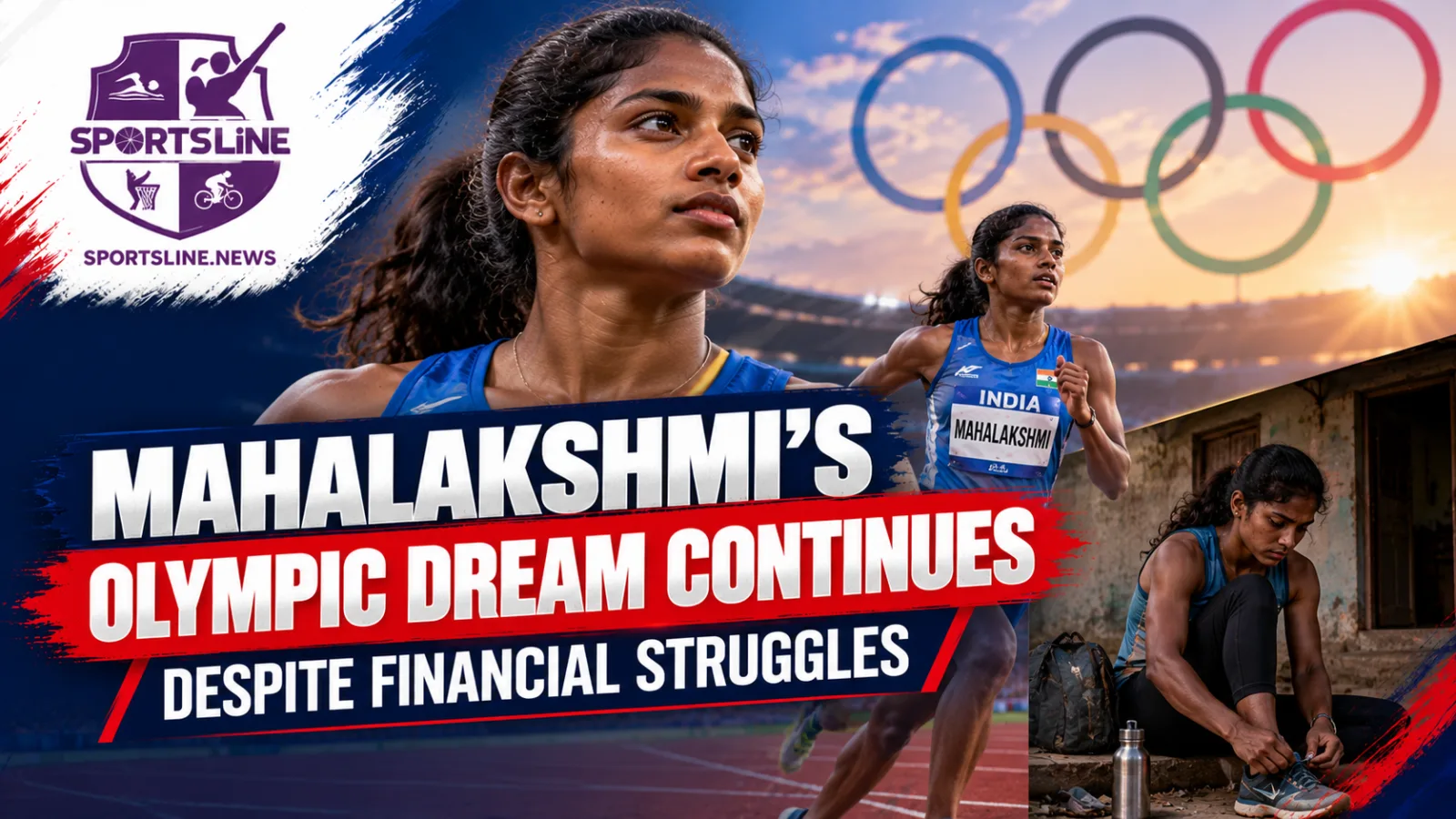 Tamil Nadu athlete Mahalakshmi continues training while supporting her family amid financial constraints.